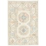 Tappeto Kazak Afghanistan Geometrico Crema Blu Celeste 63x90 Cm