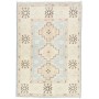 Tappeto Kazak Afghanistan Geometrico Azzurro Chiaro Crema 65x94 Cm