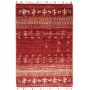 Tappeto Siva Pakistan Geometrico Rosso Terracotta Beige 60x90 Cm