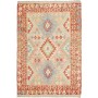 Tappeto Kilim Afghanistan Geometrico Terra Cotta Pastello 105x155 Cm