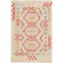 Tappeto Kilim Afghanistan Geometrico Rosso Azzurro 99x146 Cm