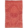Tappeto Kilim Afghanistan Geometrico Rosso Arancione 93x147 Cm