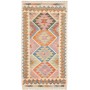 Tappeto Kilim Afghanistan Geometrico Beige Multicolore Pastello 101x192 Cm
