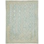 Tappeto Kilim Afghanistan Geometrico Azzurro Crema 181x238 Cm