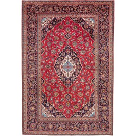 Tappeto Ardakan Persia Floreale Rosso Blu Marino 203x300 Cm