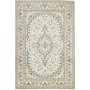 Tappeto Kashan Persia Floreale Avorio Blu 198x295 Cm