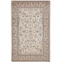 Tappeto Kashan Persia Floreale Avorio Blu 198x310 Cm