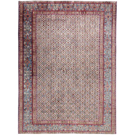 Tappeto Moud Persia Floreale Avorio Blu 215x293 Cm