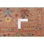 Tappeto Rubin Pakistan 100x149 Terracotta Paste