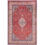 Tappeto Sarough Persia Floreale Rosso Blu 197x298 Cm
