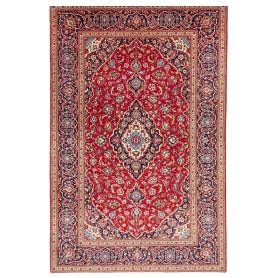Tappeto Ardakan Persia Floreale Rosso Blu 198x302 Cm