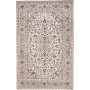 Tappeto Kashan Persia Floreale Crema Blu 198x304 Cm