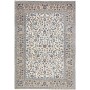 Tappeto Kashan Persia Floreale Bianco Crema Blu 200x285 Cm