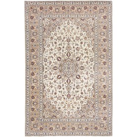 Tappeto Kashan Persia Floreale Avorio Beige 195x300 Cm