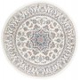 Tappeto Nain Kashmar Persia Floreale Avorio Blu 202x198 Cm