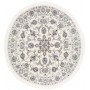 Tappeto Nain Kashmar Persia Floreale Crema Blu 140x152 Cm