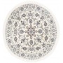 Tappeto Nain Kashmar Persia Floreale Crema Blu 143x148 Cm