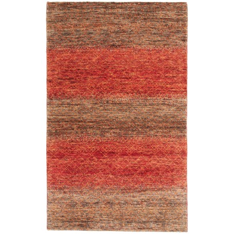 Tappeto Royal Gabbeh Pakistan Astratto Arancione Terracotta Grigio Scuro 92x152 Cm