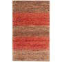 Tappeto Royal Gabbeh Pakistan Astratto Arancione Terracotta Grigio Scuro 92x152 Cm