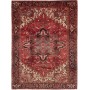 Tappeto Gorawan Persia Medaglione Rosso Nero 238x320 Cm