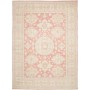 Tappeto Kazak Afghanistan Medaglione Rosa Pesca Crema 265x360 Cm