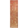 Tappeto Shahi Fine Pakistan Floreale Rosso Mattone Blu Turchese 84x294 Cm