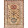 Tappeto Kazak Fine Pakistan Geometrico Beige Rosso 167x234 Cm