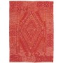 Tappeto Kilim Afghanistan Geometrico Rosso Arancione 128x172 Cm