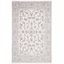 Tappeto Nain Kashmar Persia Floreale Crema Blu Pastello 197x303 Cm