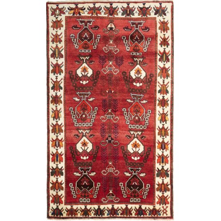 Geometrico Rosso Crema 122x210 Cm
