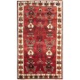 Geometrico Rosso Crema 122x210 Cm