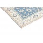 Tappeto Kazak Afghanistan 65x171 Blu Avio Crema