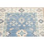 Tappeto Kazak Afghanistan 65x171 Blu Avio Crema