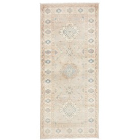 Tappeto Kazak Afghanistan 84x194 Beige Sabbia T