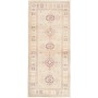 Tappeto Kazak Afghanistan 88x198 Grigio Beige R