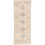 Tappeto Kazak Afghanistan 78x198 Grigio Chiaro