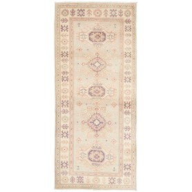 Tappeto Kazak Afghanistan 83x193 Grigio Beige C