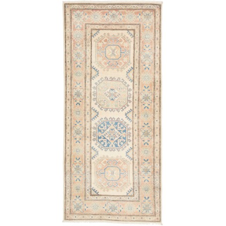 Tappeto Kazak Afghanistan 85x187 Avorio Pesca A