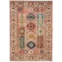Tribal Pakistan Geometrico Rosa Policromo 171x242 Cm