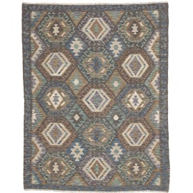 Tappeto Kilim Afghanistan 157x201 Marrone Grigi