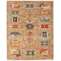 Tribal Pakistan Astratto Beige Multicolore 152x192 Cm