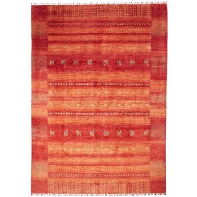 Siva Pakistan Astratto Rosso Arancio 212x303 Cm
