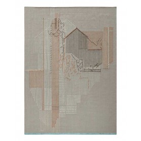 tappeto moderno GAN rug Backstitch Composition Brick