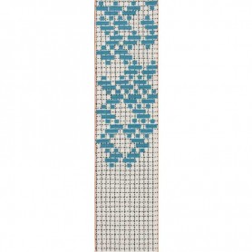 tappeto moderno GAN rug Bandas Single C Turquoise