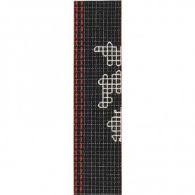 tappeto moderno GAN rug Bandas Single D Black