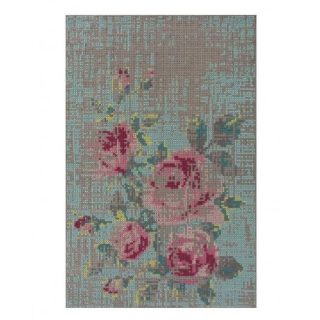 tappeto moderno GAN rug Canevas Flowers Big Colour