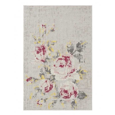 tappeto moderno GAN rug Canevas Flowers Big Natural
