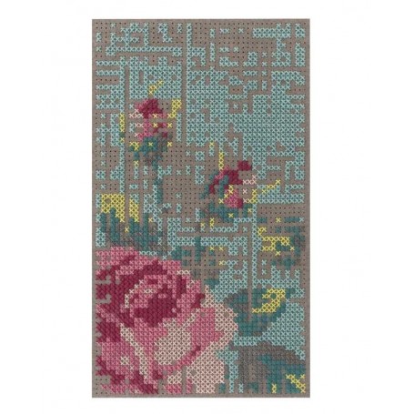 tappeto moderno GAN rug Canevas Flowers Mini Colour