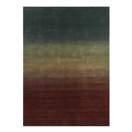 tappeto moderno GAN rug Degrade Petrol-Wine