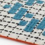 tappeto moderno GAN rug Bandas Single C Turquoise